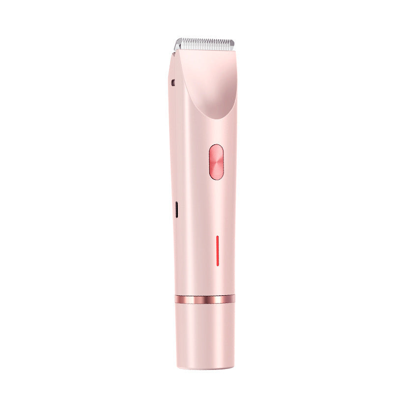 Women’s dual‑head wet/dry hair trimmer with USB charging.