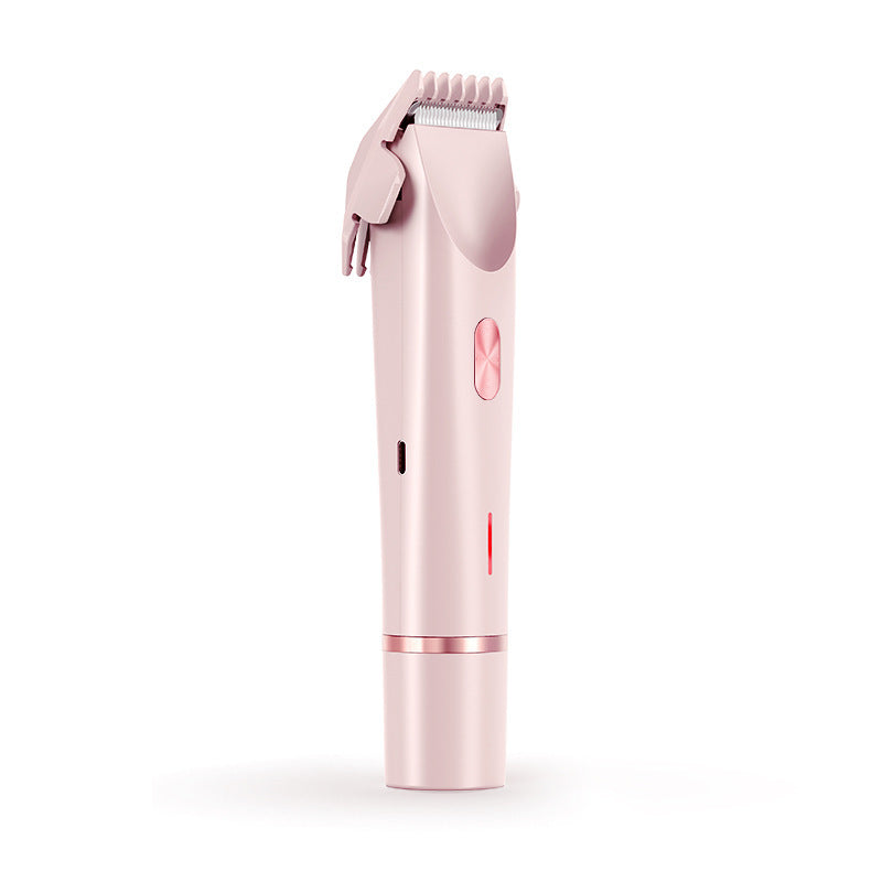 2 In 1 Hair Remover Women's Double Head Shaver Private Pubic Hair Trimmer Electric Razor Wet Dry Electric Body Hair - BuzzMart