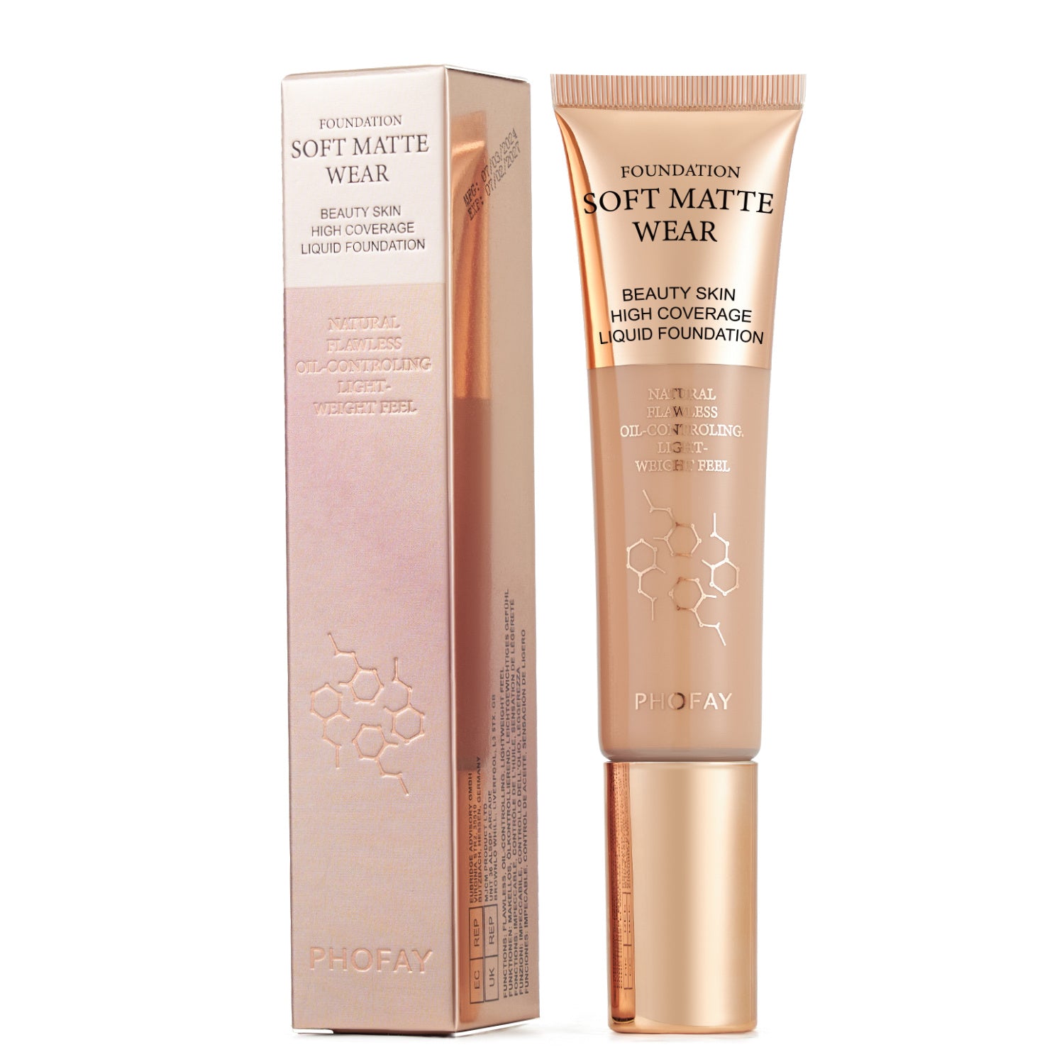 PHOFAY Full Coverage Foundation - BuzzMart