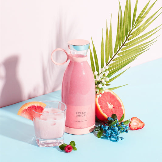 350ML Electric Juicer Blender Mixer USB Rechargeable Machine Household Portable Blender Maker Cup Kitchen Tool Kit - BuzzMart