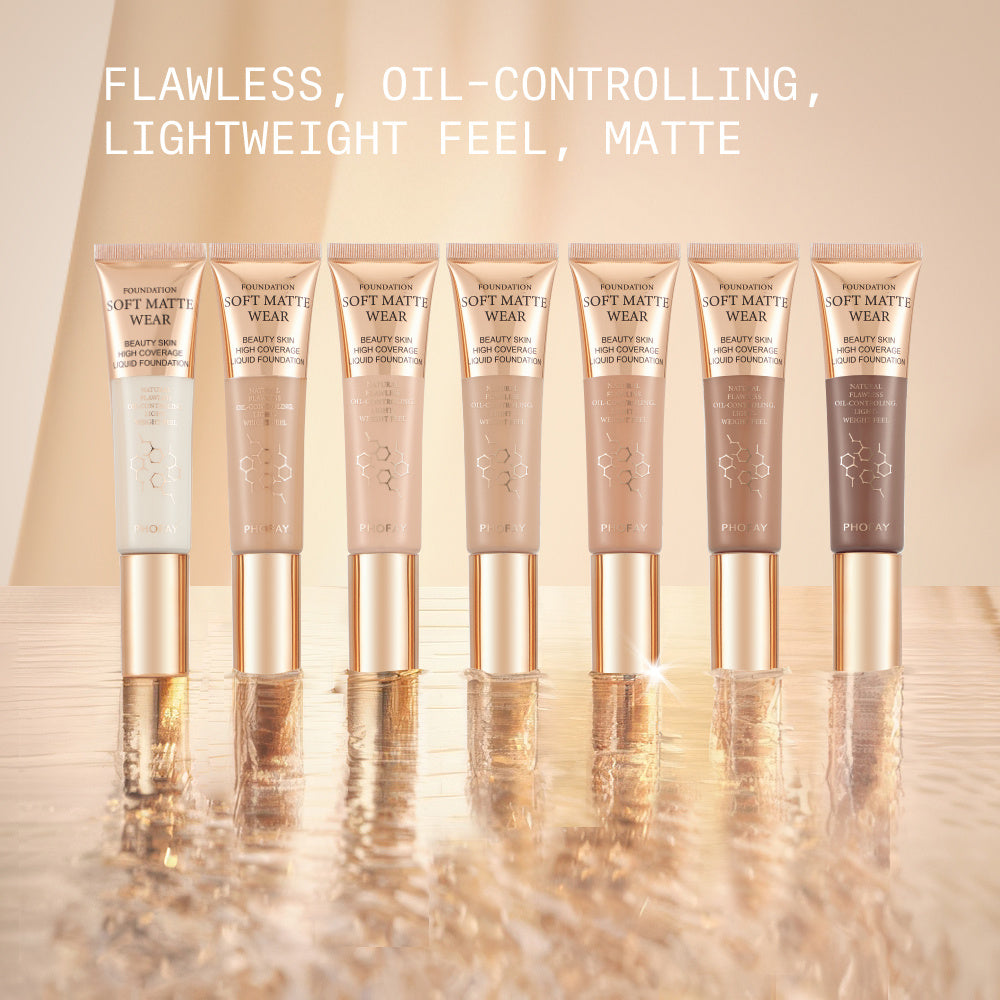 PHOFAY Full Coverage Foundation - BuzzMart