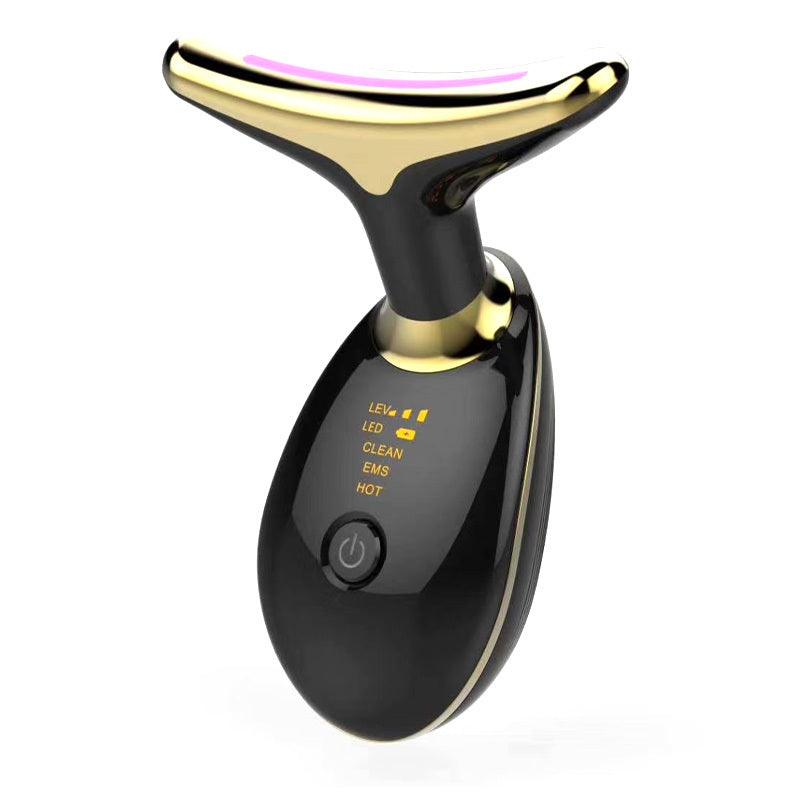 EMS Thermal Neck Lifting And Tighten Massager Electric Microcurrent Wrinkle Remover - BuzzMart