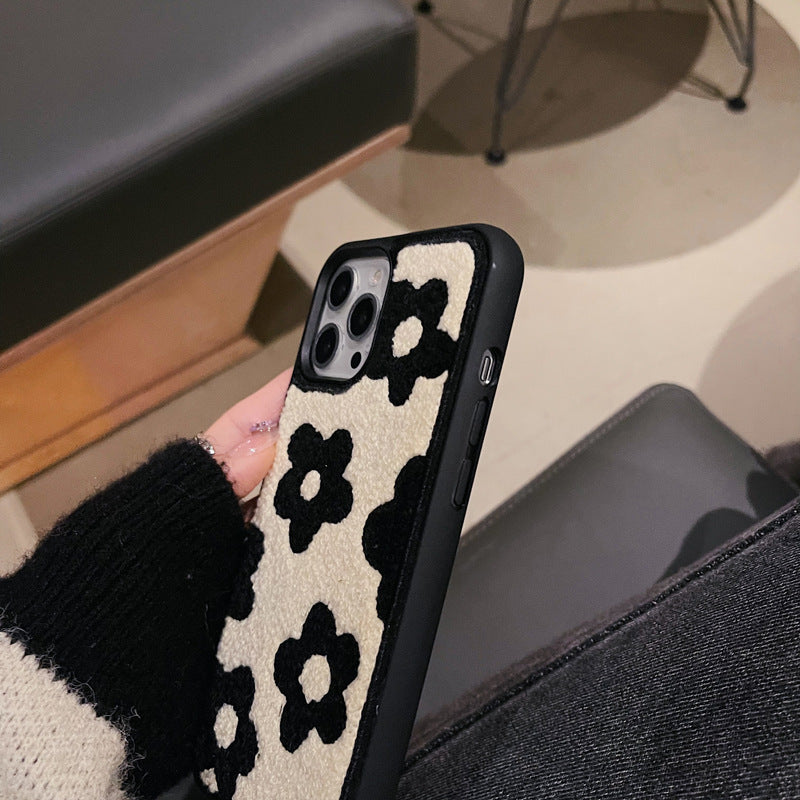 Plush Flowers Are Suitable For Ladies Autumn And Winter Mobile Phone Cases - BuzzMart