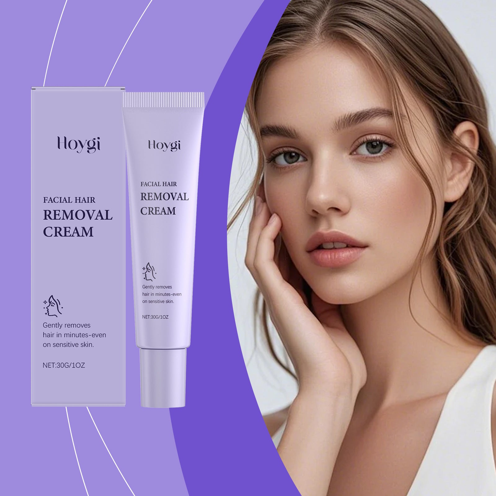 Lightweight after shave oil and hair removal cream delivering smooth, nourished skin.