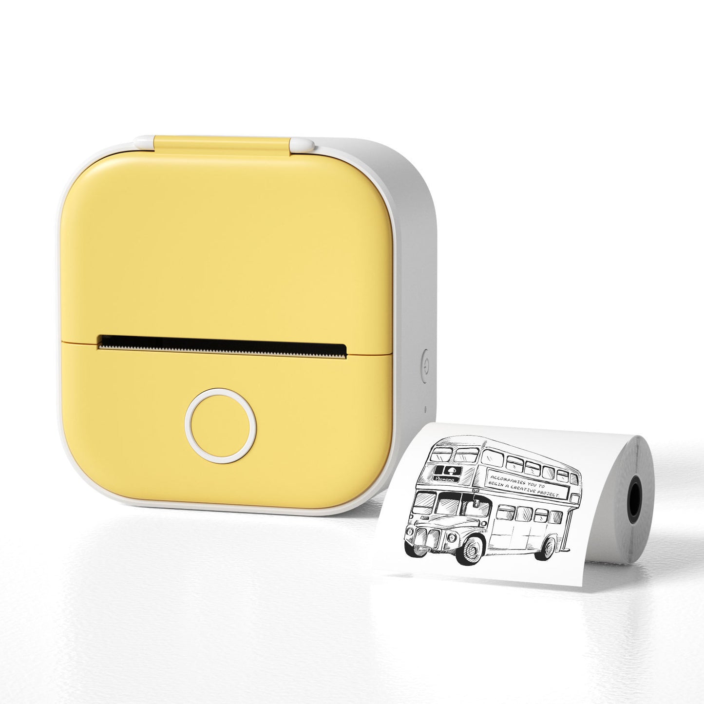 Portable Mini Thermal Label Printer Home Photo Printer Student Wrong Question Printer Bluetooth-compatible Mini Label Printer Price Tag - BuzzMart