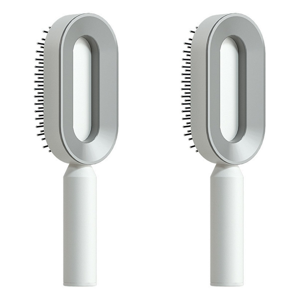 Self Cleaning Hair Brush For Women One-key Cleaning Hair Loss Airbag Massage Scalp Comb Anti-Static Hairbrush - BuzzMart