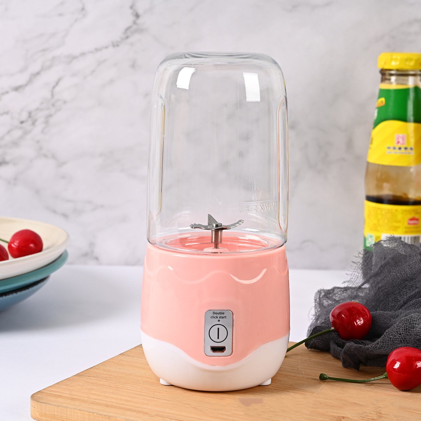 Mini Fruit Blender Cup – Cute USB Juicer for Home - BuzzMart
