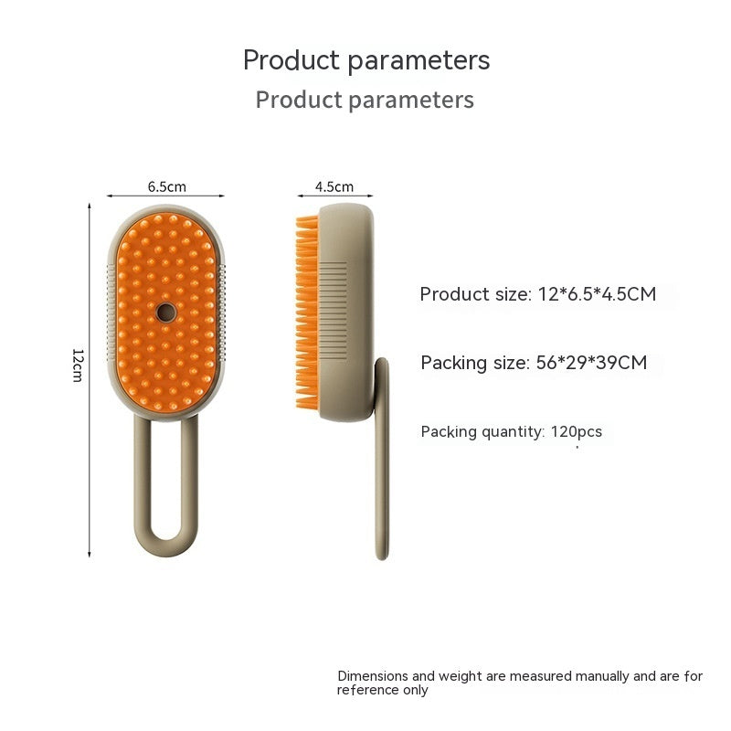 Cat Steam Brush Steamy Dog Brush 3 In 1 Electric Spray Cat Hair Brushes For Massage Pet Grooming Comb Hair Removal Combs Pet Products - BuzzMart