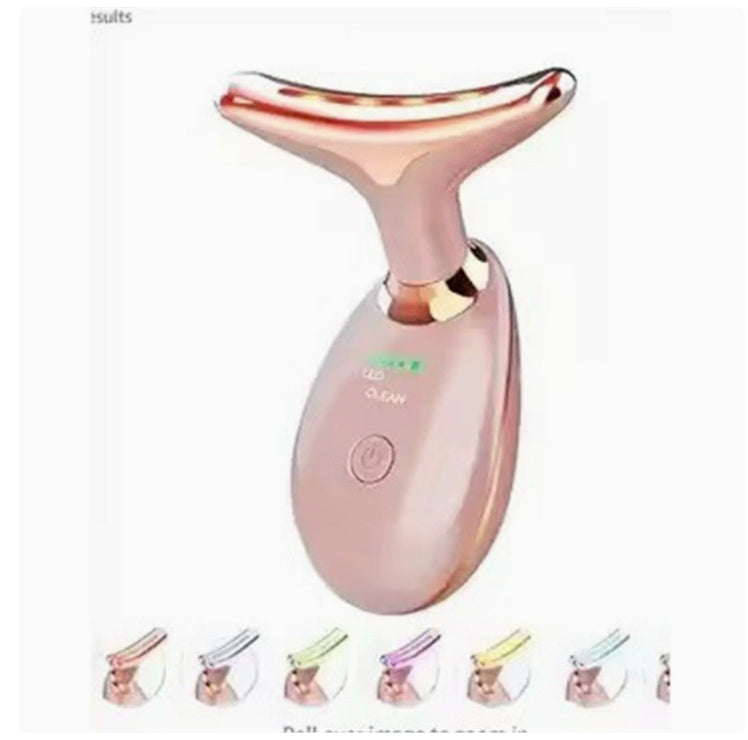 EMS Thermal Neck Lifting And Tighten Massager Electric Microcurrent Wrinkle Remover - BuzzMart