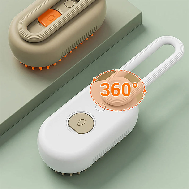Cat Steam Brush Steamy Dog Brush 3 In 1 Electric Spray Cat Hair Brushes For Massage Pet Grooming Comb Hair Removal Combs Pet Products - BuzzMart
