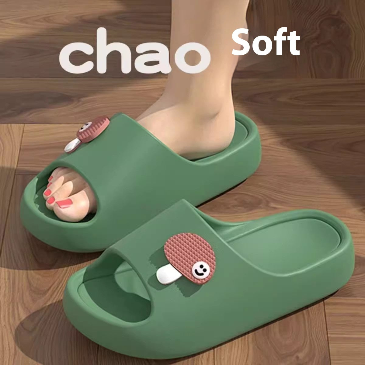 Cute Cartoon Dog Slippers Non-slip Floor Bathroom Slipper Summer Women's House Shoes - BuzzMart