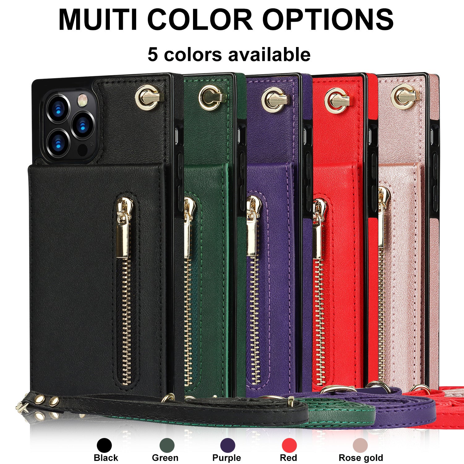 Zipper Phone Case Phone Case Crossbody - BuzzMart