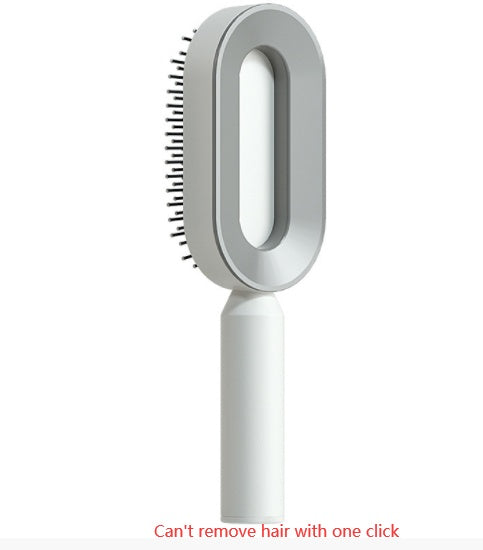 Self Cleaning Hair Brush For Women One-key Cleaning Hair Loss Airbag Massage Scalp Comb Anti-Static Hairbrush - BuzzMart