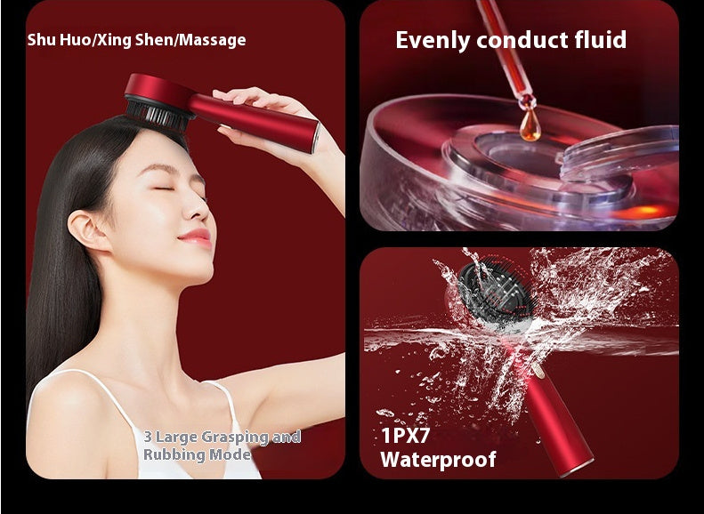 Electric Hair Massage Comb – Perfect Gift for Scalp Care - BuzzMart