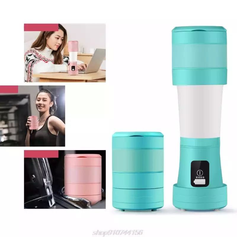 Cute 450ML Mini Blender – Portable Smoothie & Food Mixer - BuzzMart